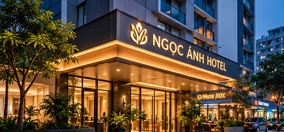 Mặt tiền khách sạn Ngọc Ánh